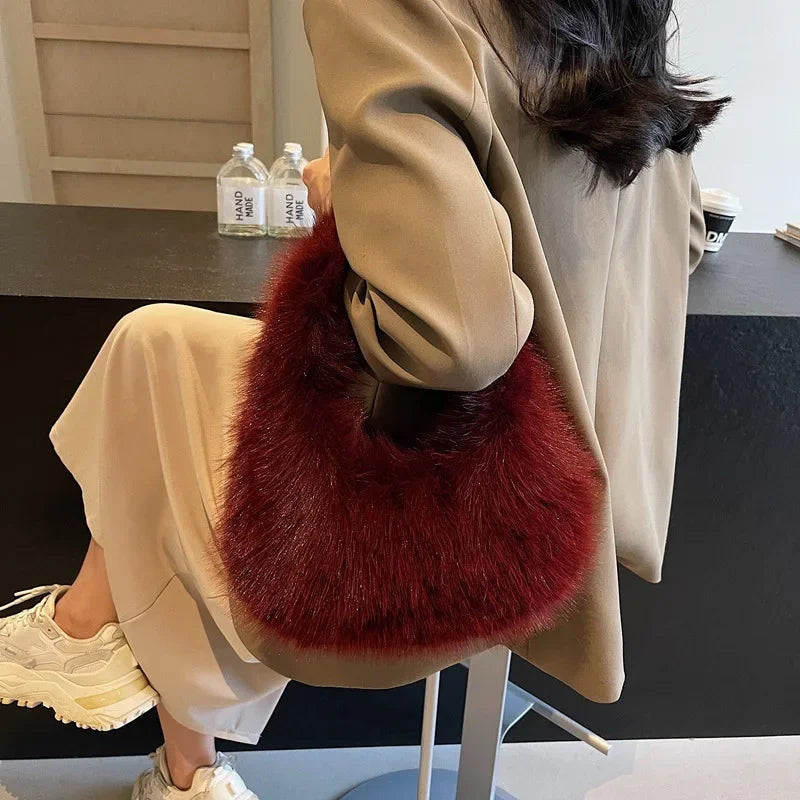 Faux Fur Bag